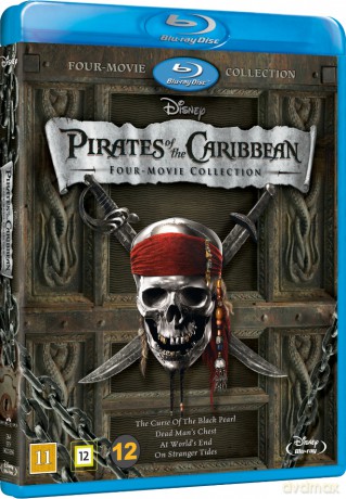 Pirates of the Caribbean 1-4 (Piraci z Karaibów) [4xBlu-Ray]