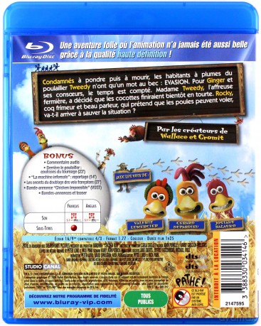 Chicken Run (Uciekające kurczaki) [Blu-Ray]