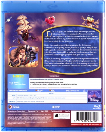 Treasure Planet (Planeta skarbów) (Disney) [Blu-Ray]