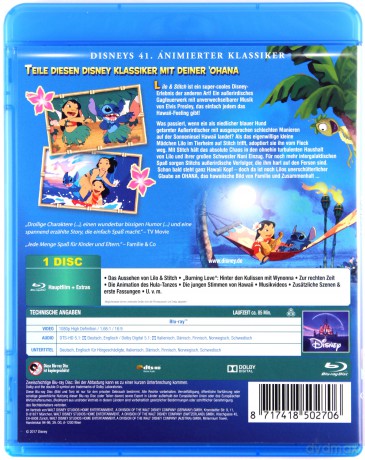 Lilo and Stitch (Disney) [Blu-Ray]