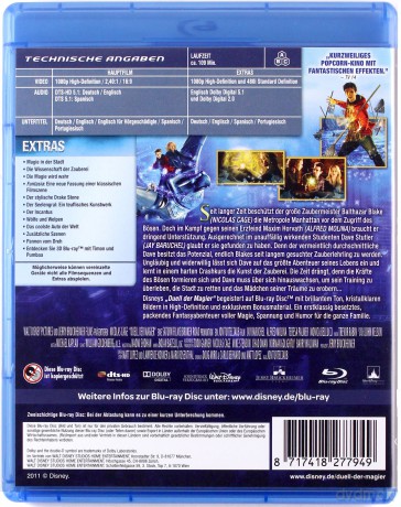 The Sorcerer's Apprentice (Uczeń czarnoksiężnika) (Disney) [Blu-Ray]