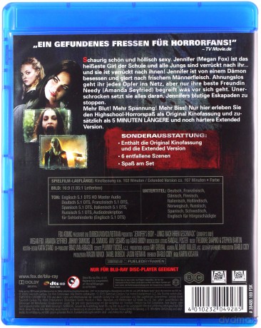 Jennifer's Body (Zabójcze ciało) [Blu-Ray]