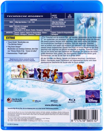 Secret of the Wings (Dzwoneczek i sekret magicznych skrzydeł) (Disney) [Blu-Ray]