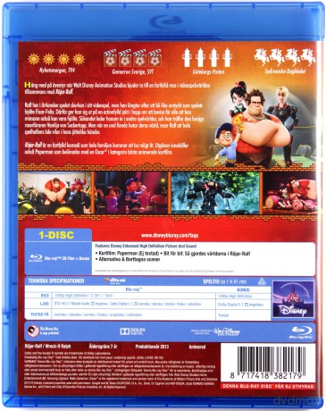 Wreck-It Ralph (Ralph Demolka) (Disney) [Blu-Ray]