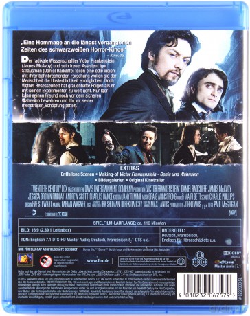Victor Frankenstein [Blu-Ray]