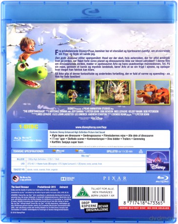 The Good Dinosaur (Dobry dinozaur) (Disney) [Blu-Ray]