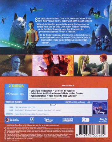 Star Wars: Rebels: Season 4 (Star Wars: Rebelianci) [Blu-Ray]