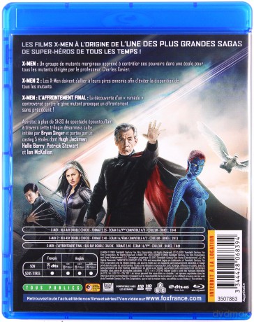 X-Men 1-3 [3xBlu-Ray]