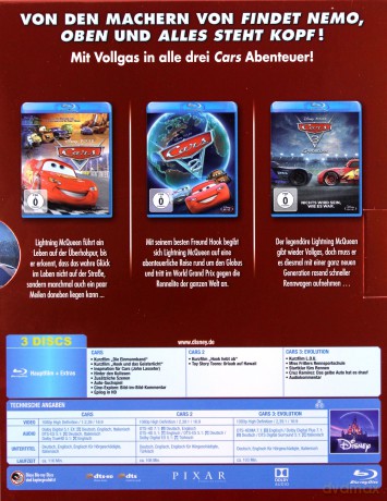 Cars / Cars 2 / Cars 3 (Disney) [BOX] [Blu-Ray]