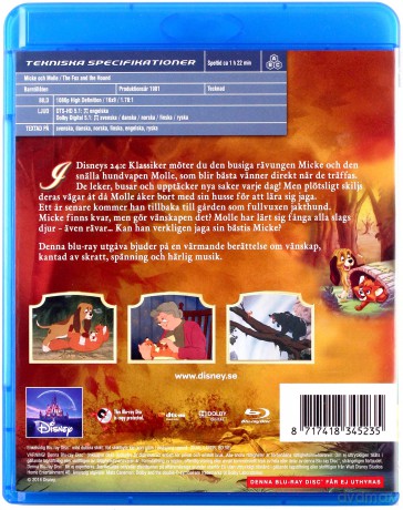 The Fox and the Hound (Lis i Pies) (Disney) [Blu-Ray]