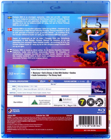 Fantasia 2000 (Fantazja 2000) (Disney) [Blu-Ray]