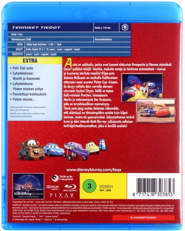 Cars (Auta) (Disney) [Blu-Ray]