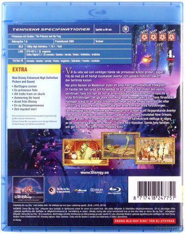 The Princess and The Frog (Księżniczka i żaba) (Disney) [Blu-Ray]