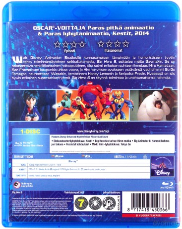 Big Hero 6 (Wielka szóstka) [Blu-Ray]