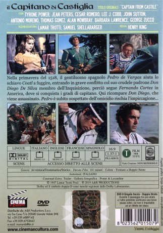 Captain from Castile (Szpada Kastylii) [DVD]
