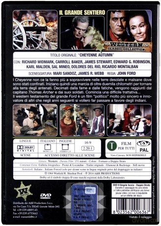 Cheyenne Autumn (Jesień Czejenów) [DVD]
