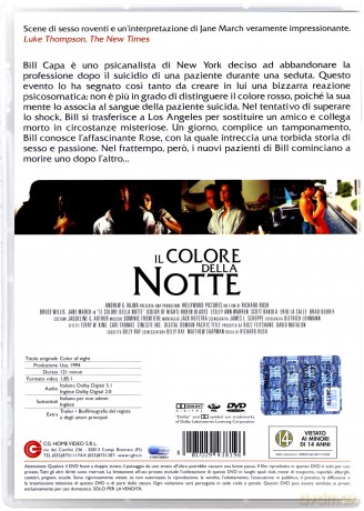 Color of Night (Barwy nocy) [DVD]