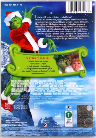 Dr. Seuss's How the Grinch Stole Christmas (Grinch: świąt nie będzie) [DVD]