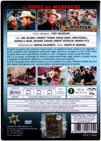 Fort Massacre [DVD]