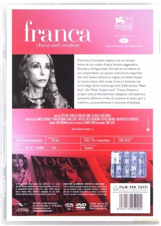 Franca: Chaos And Creation [DVD]