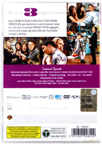 Friends: Season 3 (Przyjaciele: Sezon 3) [5DVD]