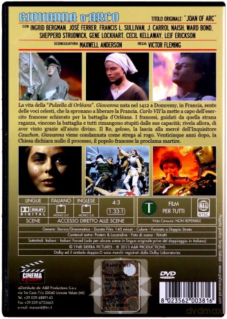 Joan of Arc (Joanna d'Arc) [DVD]