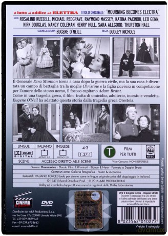 Mourning Becomes Electra (Żałoba przystoi Elektrze) [DVD]
