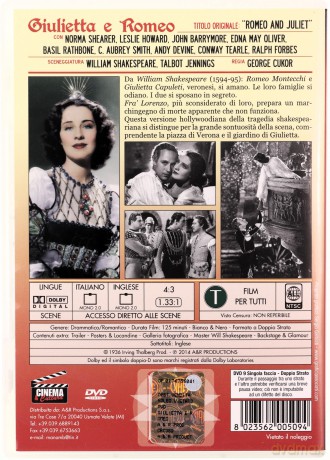 Romeo and Juliet (Romeo i Julia) [DVD]