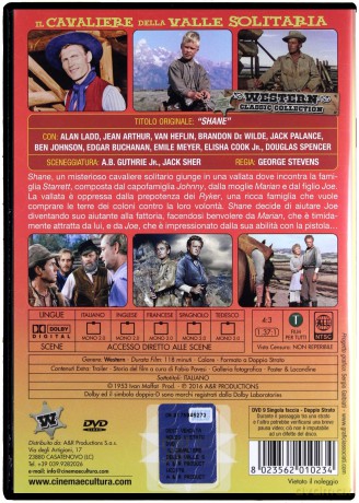 Shane (Jeździec znikąd) [DVD]