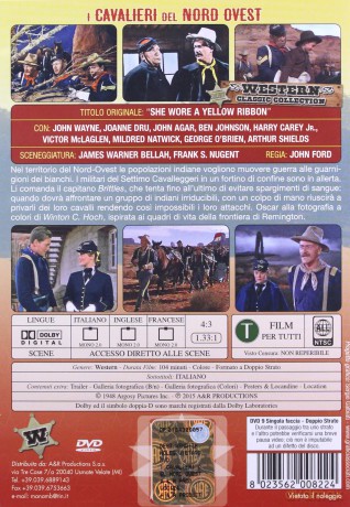 She Wore a Yellow Ribbon (Nosiła żółtą wstążkę) [DVD]