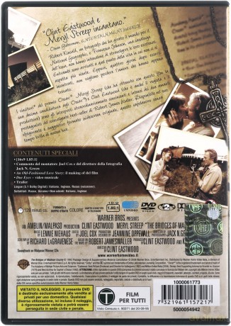The Bridges of Madison County (Co się wydarzyło w Madison County) [DVD]