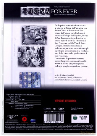 The Flowers of St. Francis (Franciszek, kuglarz boży) [DVD]