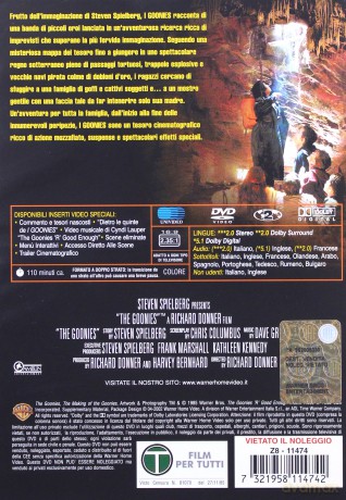 The Goonies (Postrzeleńcy) [DVD]