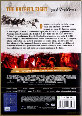 The Hateful Eight (Nienawistna ósemka) [DVD]