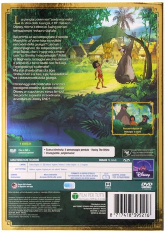 The Jungle Book (Księga dżungli) [DVD]