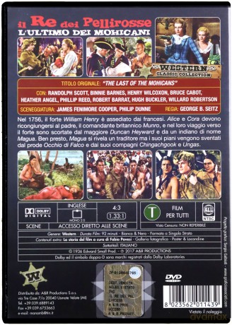 The Last of the Mohicans (Ostatni Mohikanin) [DVD]