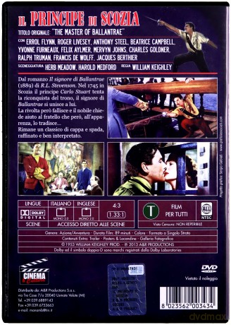 The Master of Ballantrae [DVD]