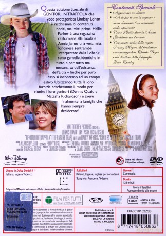 The Parent Trap (Nie wierzcie bliźniaczkom) [DVD]