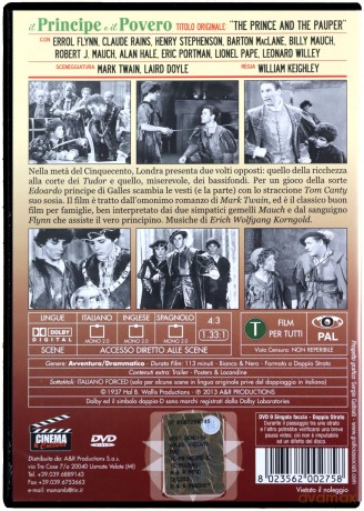 The Prince and the Pauper (Książe i żebrak) [DVD]
