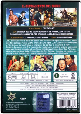 The Savage (Biały syn Siuksów) [DVD]