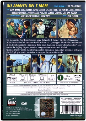 The Sea Chase (Morski pościg) [DVD]