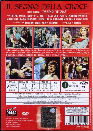 The Sign of the Cross [DVD]