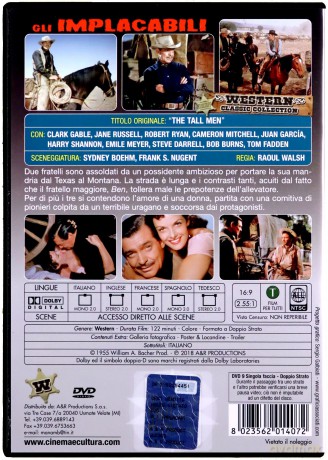 The Tall Men (Dwaj z Teksasu) [DVD]