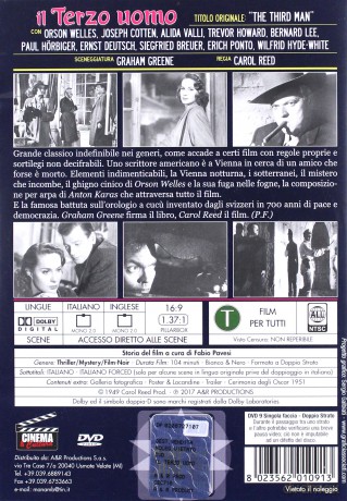 The Third Man (Trzeci człowiek) [DVD]