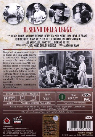 The Tin Star (Gwiazda szeryfa) [DVD]
