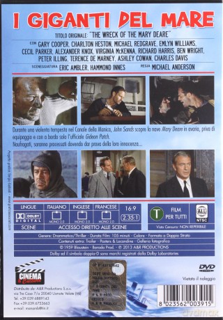 The Wreck of the Mary Deare (Wrak 'Mary Deare') [DVD]