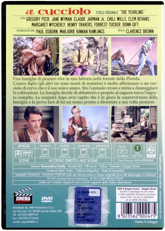 The Yearling (Roczniak) [DVD]
