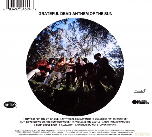 Grateful Dead: Anthem Of The Sun [CD]