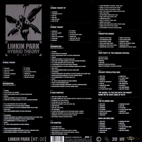 Linkin Park: Hybrid Theory (20th Anniversary) [3xWinyl]+[3DVD]+[5CD]+[KASETA]+[PLAKAT]