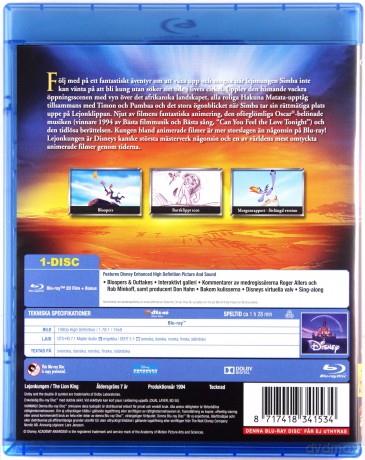 The Lion King (Król Lew) (Disney) [Blu-Ray]
